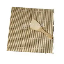 SH личность Суши Прокатки Производитель DIY бамбуковый прокатный коврик с одним рисовым веслом суши инструмент HS