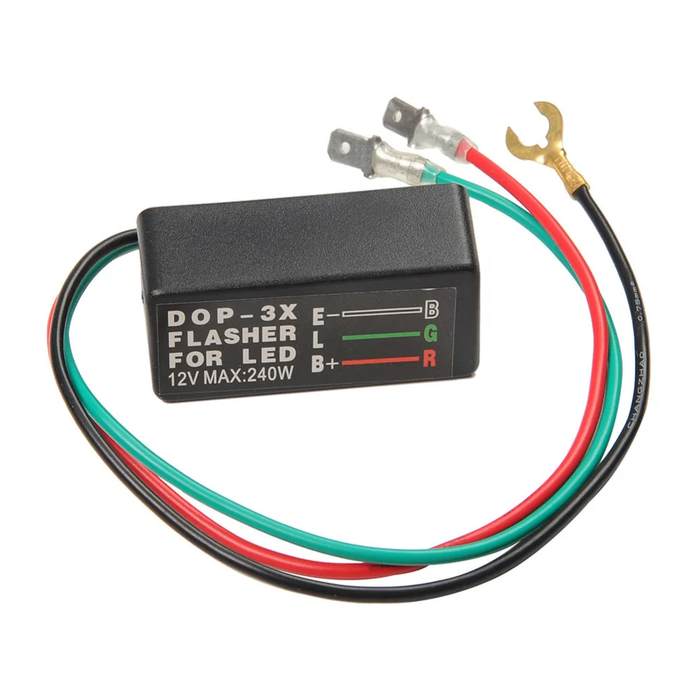 12v Motorcycle Car Led Blinker Relay Waterproof Universal Dop3x