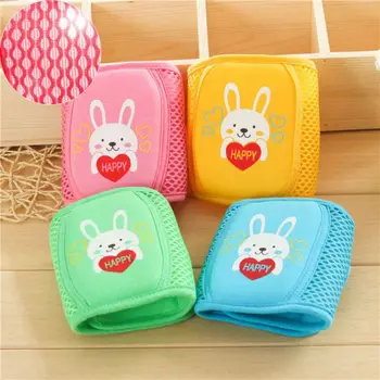 

2018 Breathable Baby Safety Mesh Kneepads Kids Infant Toddlers Cute Cartoon Crawling Knee Pads Protector