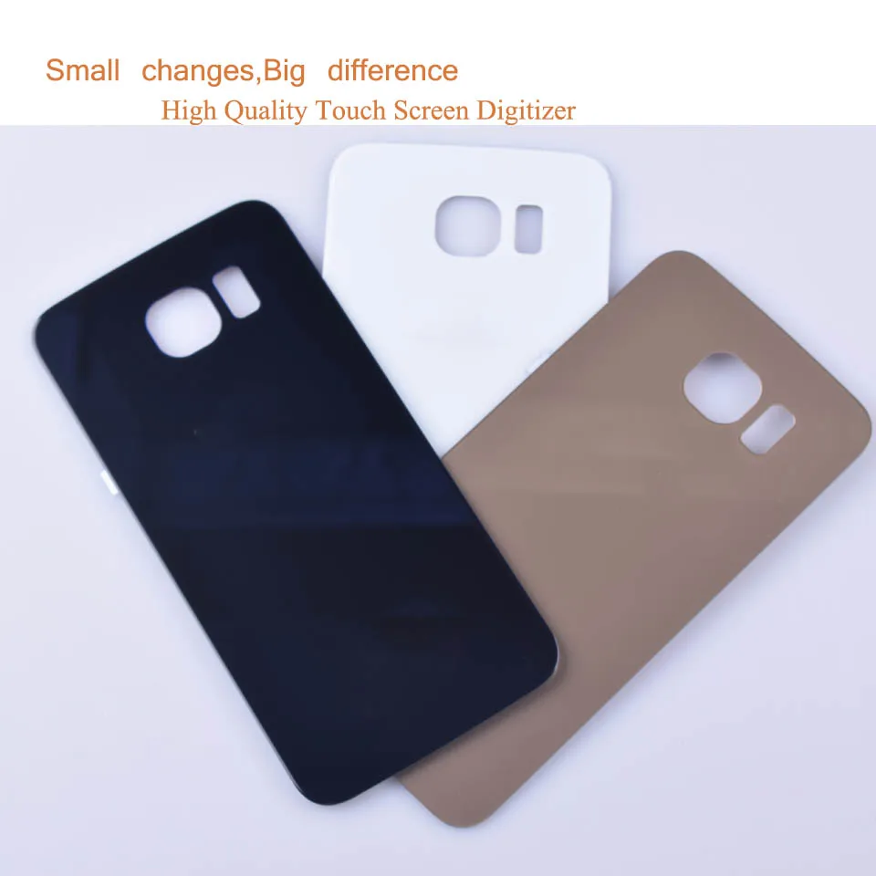 Для samsung Galaxy S6 G920 G920F G9200 G920A корпус батарейного отсека задняя крышка чехол задняя дверь корпус S6 замена крышки