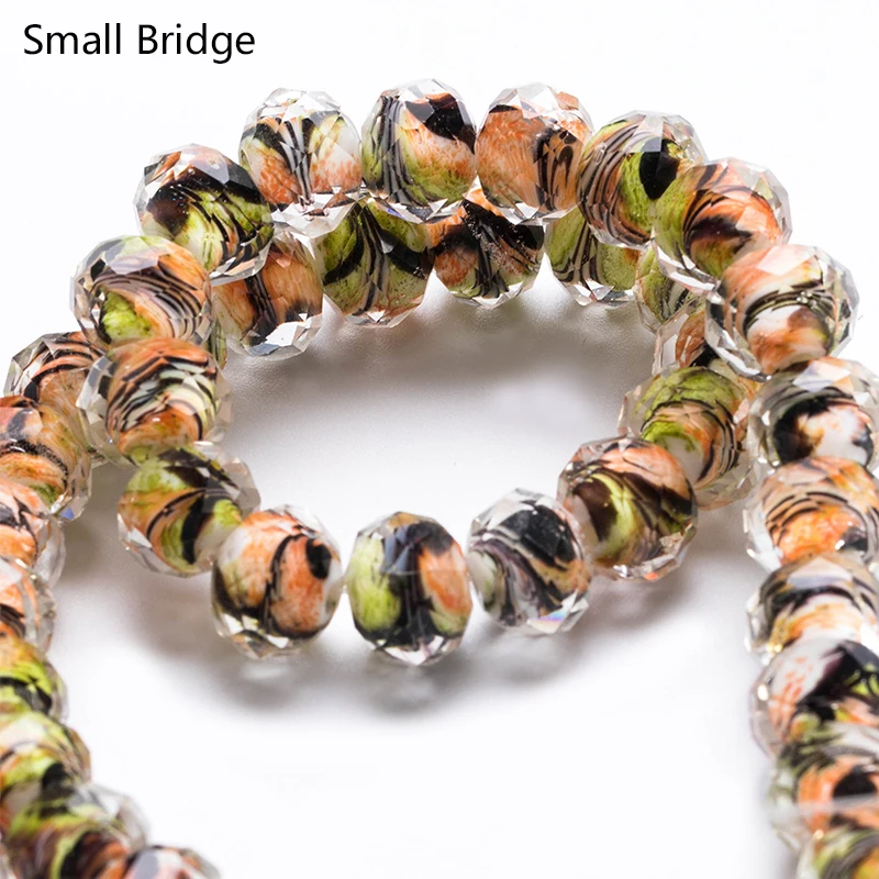 

12mm Murano Transparent Lampwork Round Glass Beads For Making Jewelry Diy Accessories Material Loose Faceted Large Spaser Beads