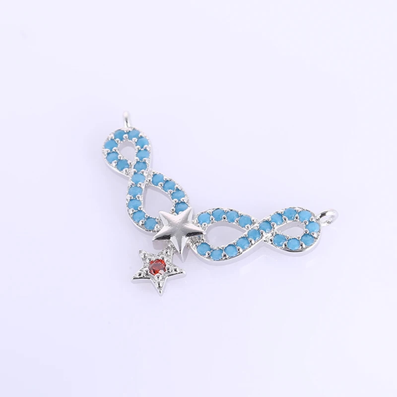 Ketting 2 звезды бесконечности пасьянс подвески для женщин diy Ожерелье Браслеты