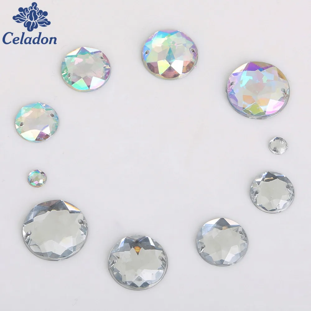 20 200 шт. акриловые стразы с кристаллами 2 отверстия|crystal sew on|crystal on rhinestonessew rhinestone |