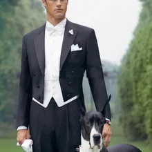 Лучшие продажи/индивидуальный заказ/Лучшие продажи черный Фрак Свадебный костюм смокинги/жениха мужской свадебный костюм/Одежда для выпускного вечера/Лучший мужской костюм