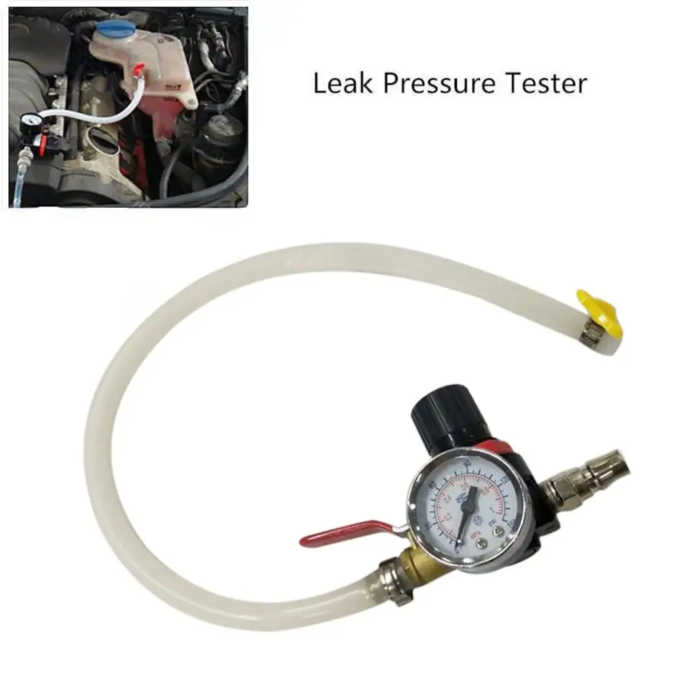 Универсальный Тестер давления на утечку, измеритель давления в радиаторе, детектор резервуара для воды, инструмент для проверки большинства автомобилей