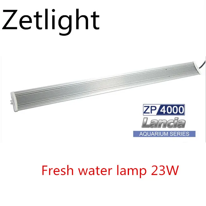 Светодиодный светильник Zetlight Lancia для пресной воды, Коралловая лампа для морского аквариума ZP 4000, лампа с полным спектром для морских коралловых рифов, лампа для растений - Цвет: 23W freshwater lamp