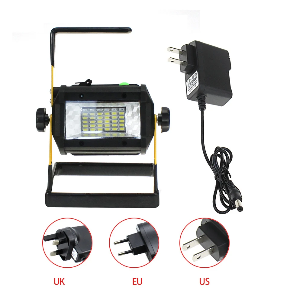 Светодиодный светильник для кемпинга, 36 светодиодный s 2400LM портативный Точечный светильник, уличный водонепроницаемый перезаряжаемый светильник, питание от батареи 4x18650