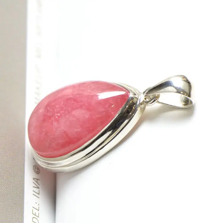 2015 new recruit peach Wang love natural need Rhodocroshite 925 Sterling Silver Pendant Valentine Gift 2015 new recruit peach Wang love natural need Rhodocroshite 925 Sterling Silver Pendant Valentine Gift