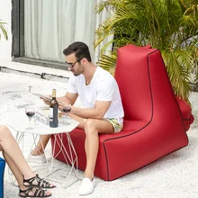 Горячий надувной один диван-кровать для ленивых портативный многофункциональный Воздушный матрац-кровать пляж для путешествий на открытом воздухе походная Подушка 100 см