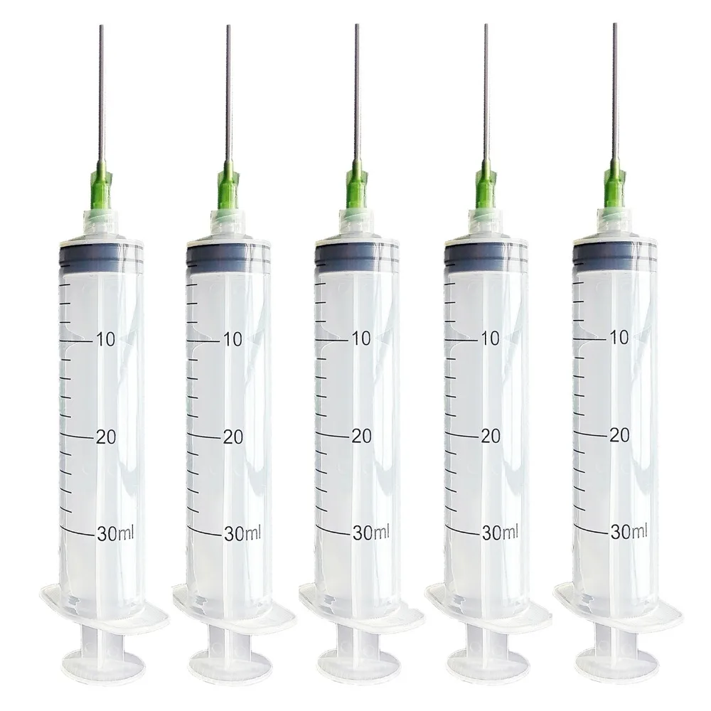 2020 30ml Disposable Plastic Syringe With Needle For Lab And Multiple