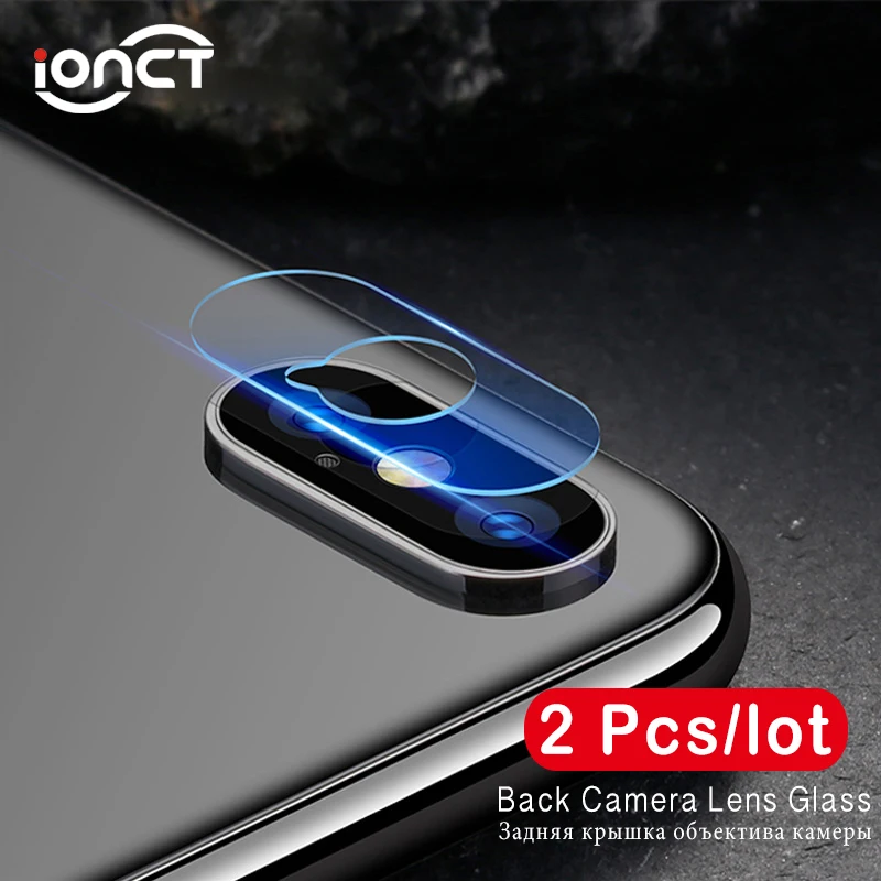 IONCT (2 шт./лот) Защитное стекло для iPhone X задней камеры Xr Xs 11 pro Max защита экрана