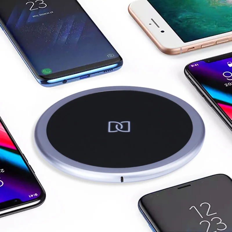 Беспроводное зарядное устройство Qi для iPhone X/ 8 Plus 7 5 Вт|Зарядные устройства| |