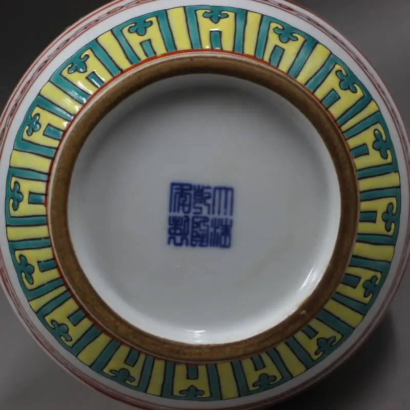 Qianlong year ewer предметы интерьера ретро пастельные линии украшения антикварный