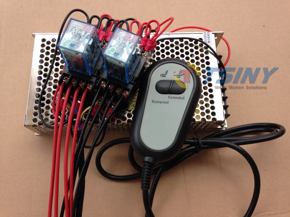 

4in1 Multifunctional Reversible Power Supply 100~240VAC Wire Power Controller For DC Linear Actuator Motor Driver