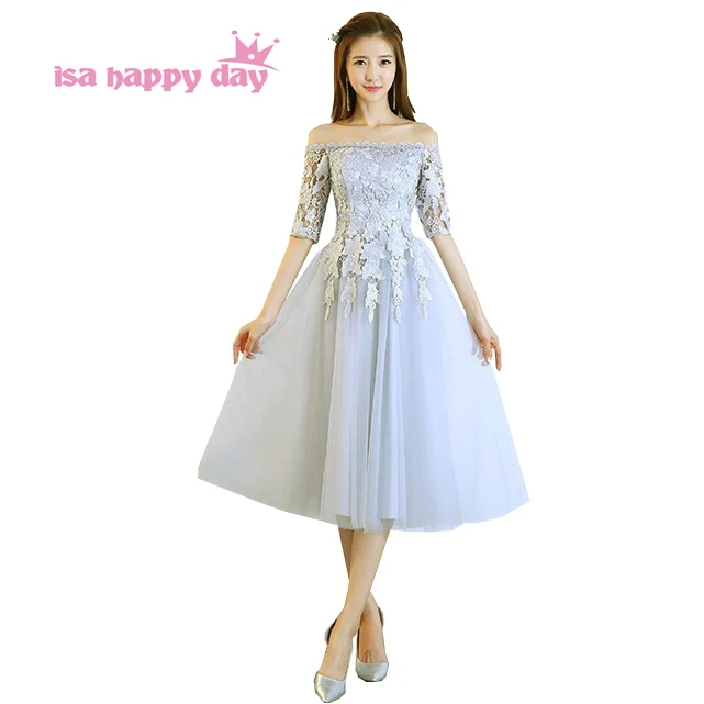 Robe de soiree сексуальное высокое модное последнее официальное с вырезом лодочкой
