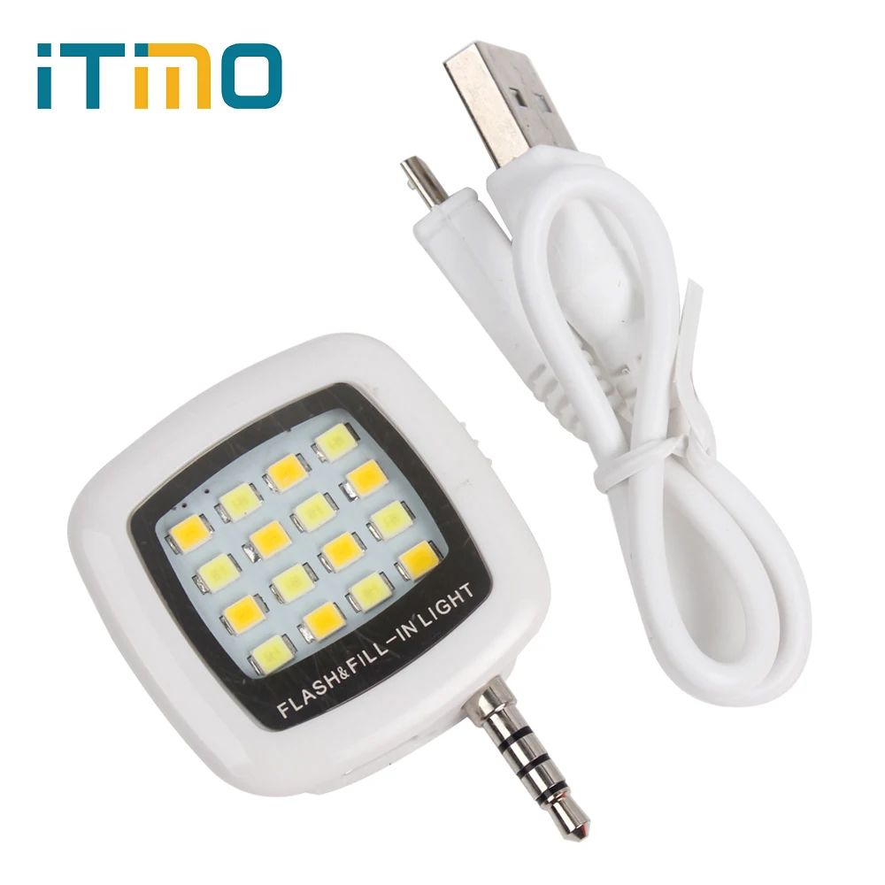 For iPhone IOS font b Android b font Portable Cell Phone Camera Fill Light Adjustable Brightness