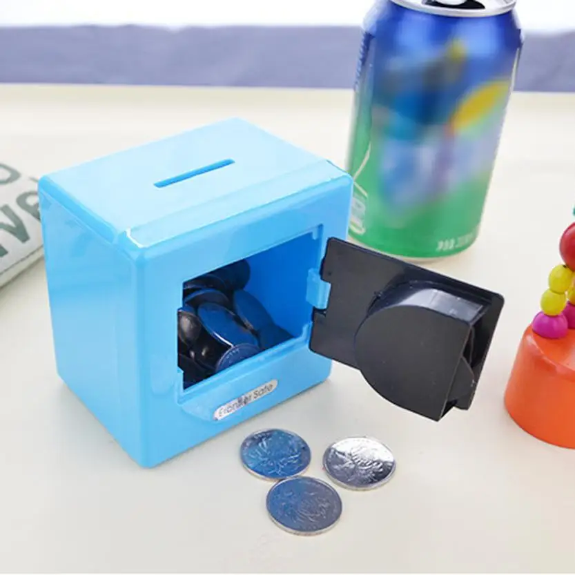 

New Safe Box Coins Cash Deposit Machine Gifts Toy For Kids Baby 27