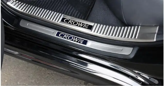 It is suitable 15-18 for TOYOTA new crown threshold bar, 14 generation of new crown decoration, welcome step pedal decoration.