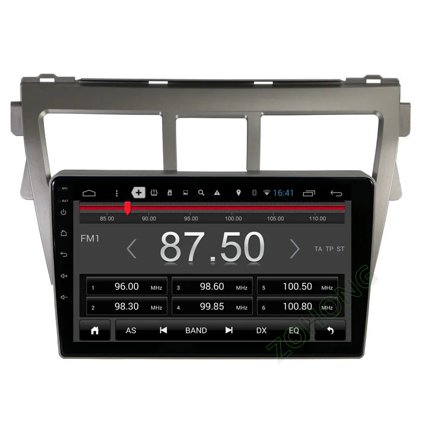 Sale 2.5D 9" Octa Core 2G+32G Android for Toyota Vios Yaris Belta Car multimedia DVD Player auto radio GPS navigation tape recorder 3