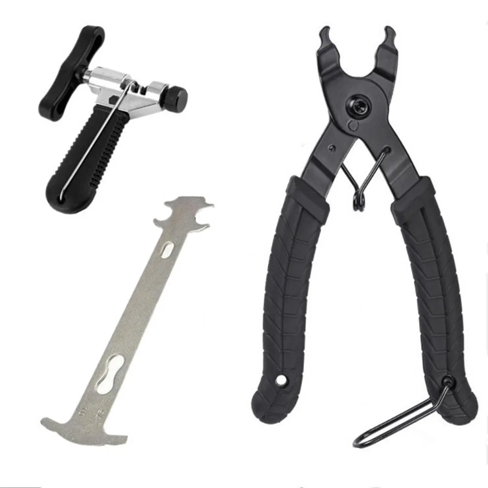 Высокое качество инструмент для удаления велосипедной цепи плоскогубцы резак цепи линейка калибровочный набор эргономичный дизайн экономия времени и усилий