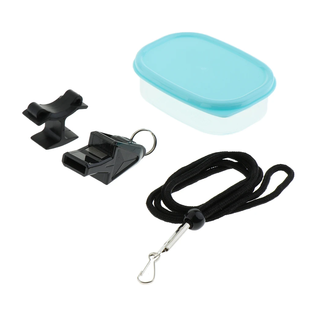 Sports Whistle with Lanyard Referee Coach Whistle - Great Survival Tool for Emergency Camping, Hiking, Boating, Lifeguard