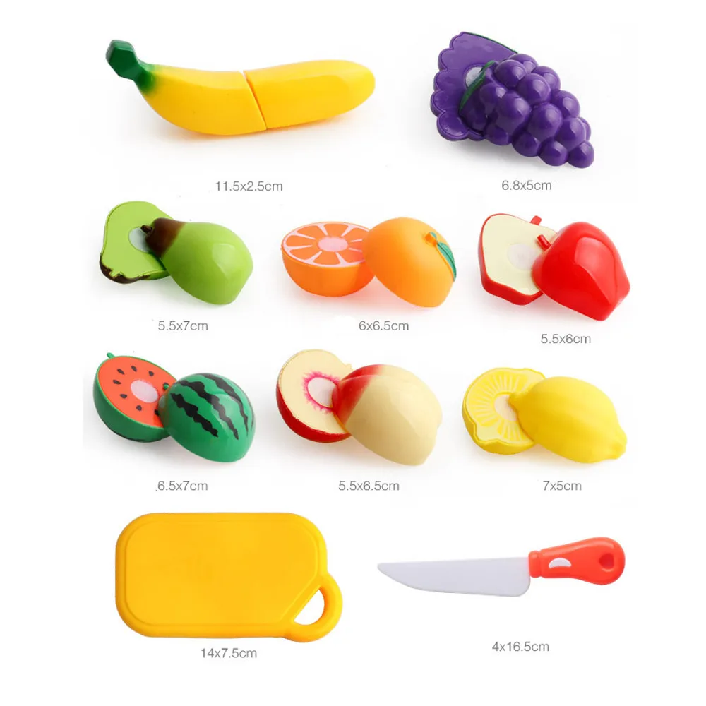 Резка фруктов растительная пища ролевые игры дети комплект детских игрушек забавные развивающие игрушки для детей