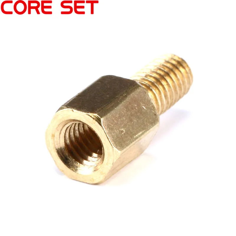 30 Pezzi M2 M2.5 M3 M4 M5 M6 Ottone Colonna Di Rame Esagonale Colonna - Foto 4