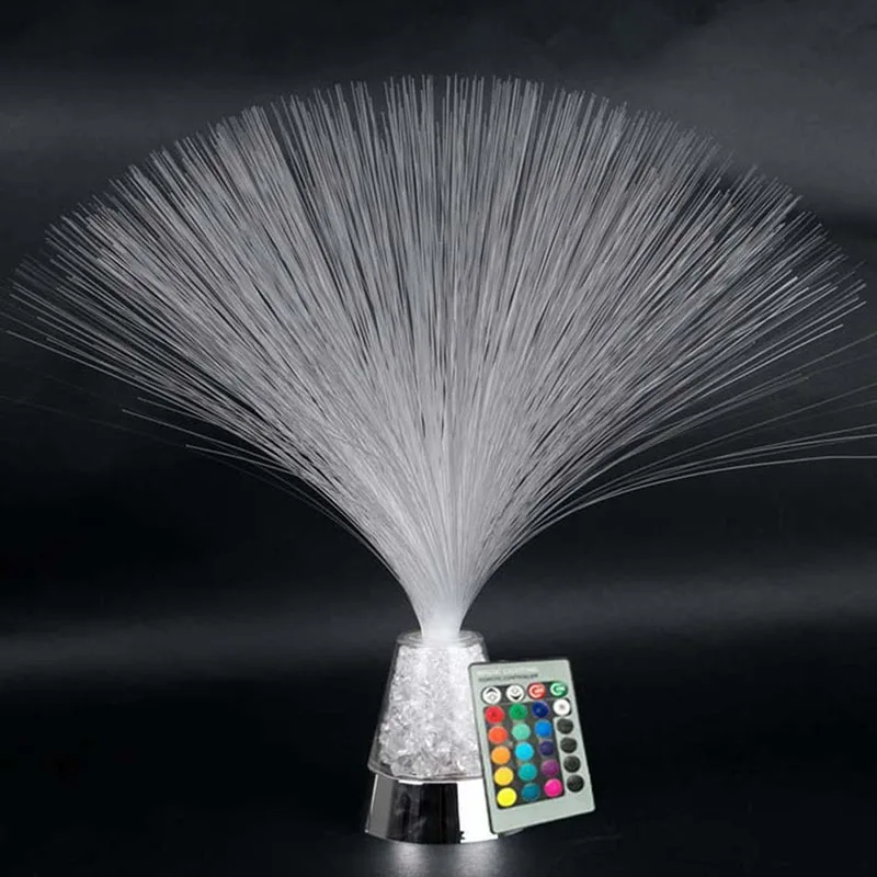 Fiber Optic Multicolou LED Lamp Kids Decorative Table Lamp Glowing Holiday Party Sparkling Night Light Fiber Optic Multicolou LED Lamp Kids Decorative Table Lamp Glowing Holiday Party Sparkling Night Light