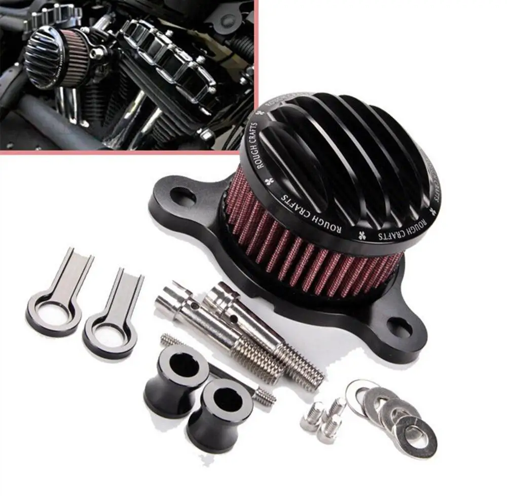 CNC Air Cleaner Intake Filter Systeem Kit voor Harley Sportster XL883