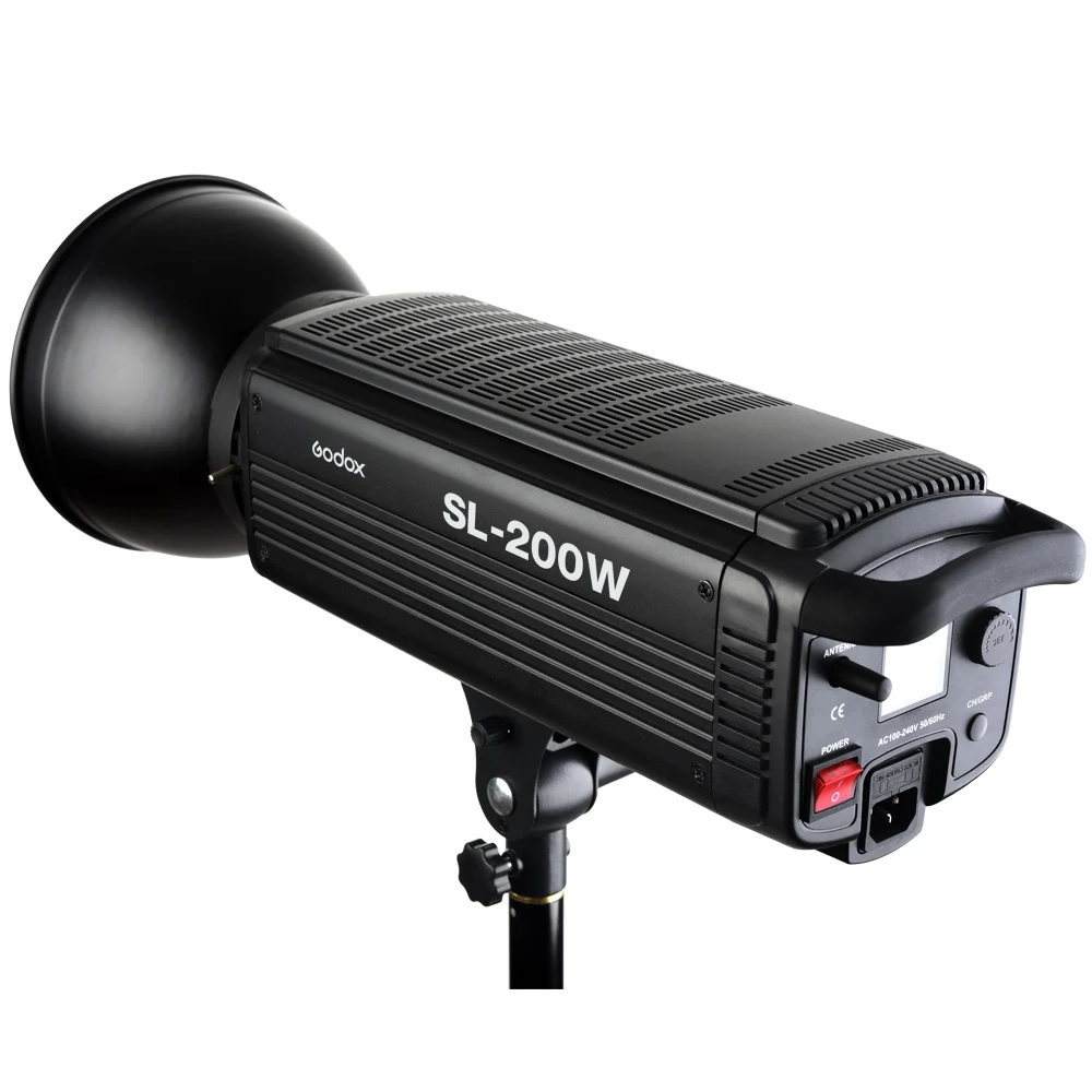 Godox-SL-200W-200Ws-5600-K-LCD-Panel-LED-blanco-luz-de-v-deo-de-salida (6)