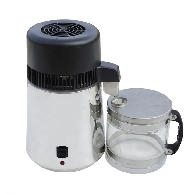 Best Price 220V Water Distiller 4L Stainless Steel Pure Water Purifier Filter With Glass Jar Best Price 220V Water Distiller 4L Stainless Steel Pure Water Purifier Filter With Glass Jar