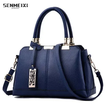 

2018 High Quality Artificial Leather Bags for Women Sweet Lady Shoulder Bag Female Base Bag Famous Brand Ladies Shoulder Handbag