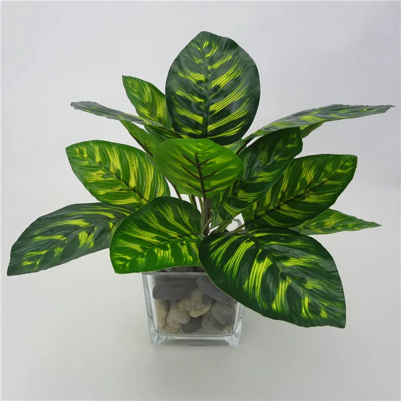 Искусственные шелковые желтые подпорки павлина листья ветка для дома Свадебная