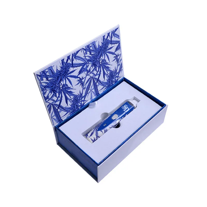 

snop Pro Herbal kits Vaporizer Blue and White Porcelain E Cigarette Herbal Vape Dry Herb Dog Pro Wax Vapor e-Cigs