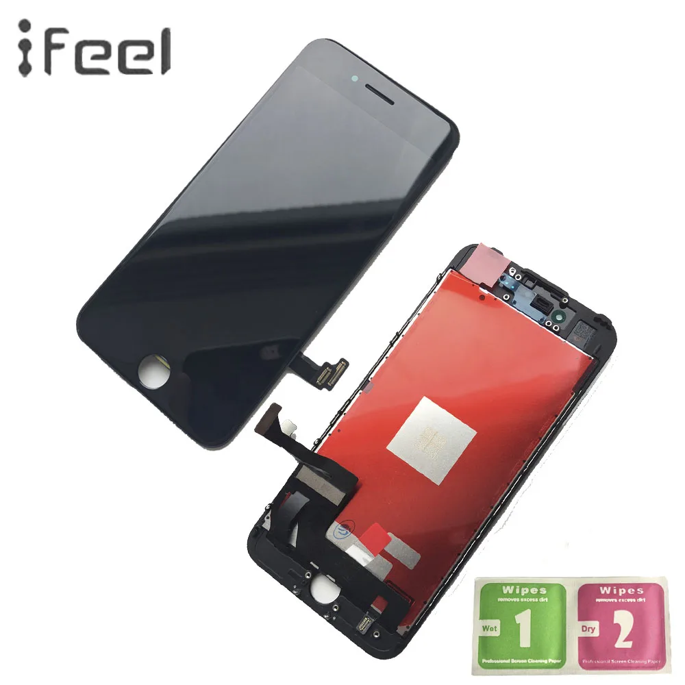 

IFEEL 10 Pieces/lots LCD Display For iPhone 7 Display 7Plus LCD Display + Touch Screen Digitizer Black / White Free Shipping