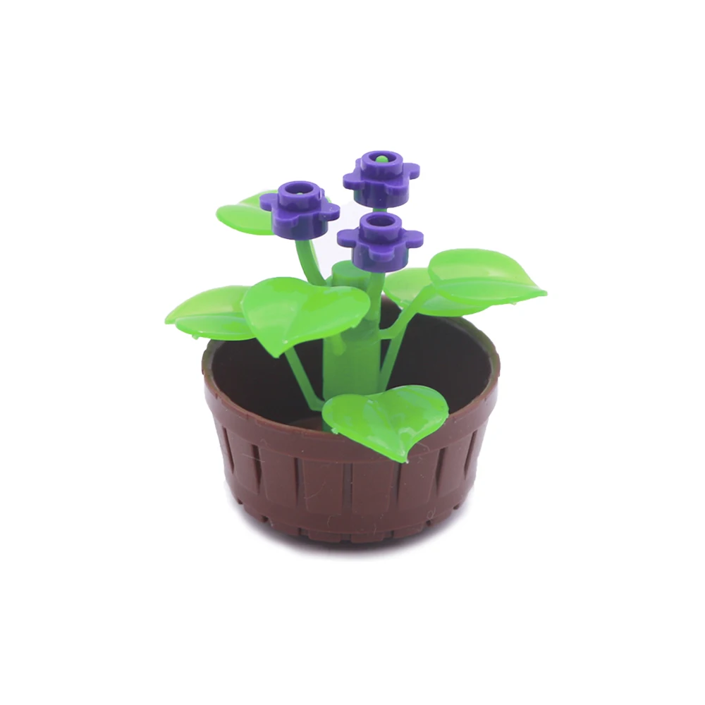 City Jungle Building Blocks Flower Tree Set Grass Garden Creator Camp Friends MOC Bricks Toys For Children Compatible LegoINGlys (7)