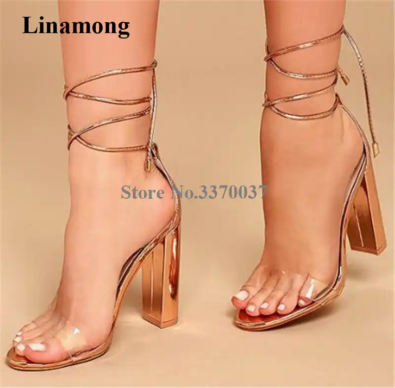one toe sandals heels