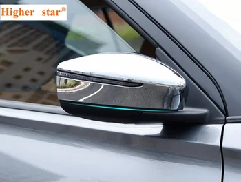 

Higher star ABS chromes 2pcs car door mirror deocoration protection cover,mirror decoration trim for Nissan Kicks 2016-2018