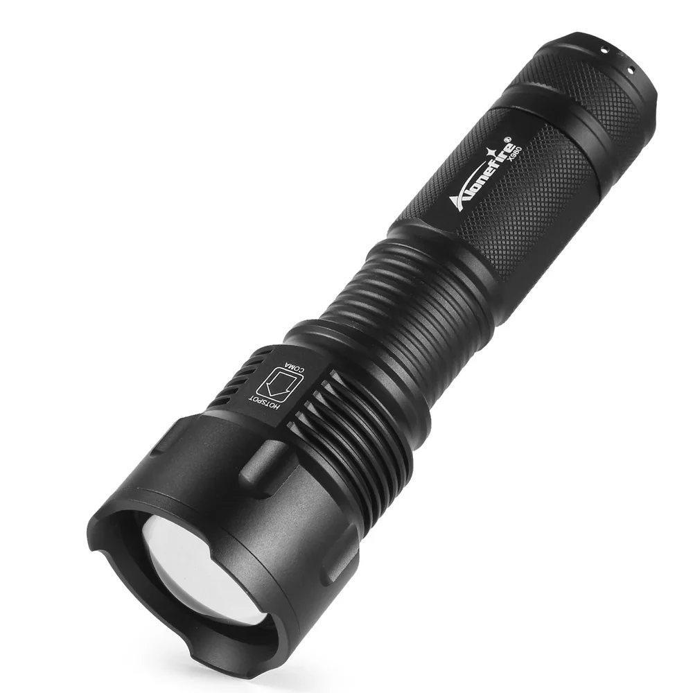 AloneFire X980 powerful Led flashlight 26650 battery zoom Cree xml-t6 lanterna led torch flash light hunting camping bicycle