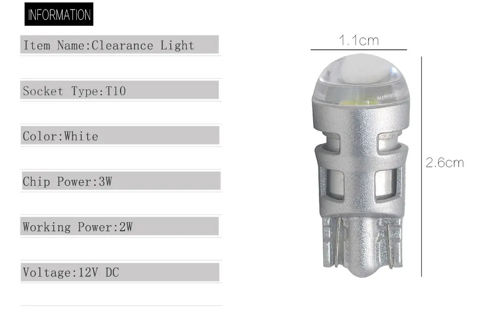 1 шт. сигнальная лампа T10 Led W5W 3030 168 194 T10 светодиодный керамические лампочки автоматической производственной линии лампа интерьерный клиновидный просвет светильник белого цвета