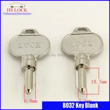 Средний Yuanzhu ключ пустой гражданской слесарные инструменты ключ пустой вертикальной ключевых резки ключи эмбрион B032