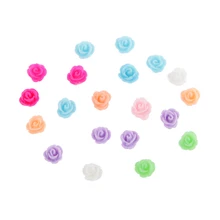 20 шт. многоцветный Мини-смола цветок микро Пейзаж украшения