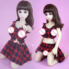 2016 NEW 100cm janpanse real doll cute girl silicone mini sex love doll, oral vagina pussy anal adult doll