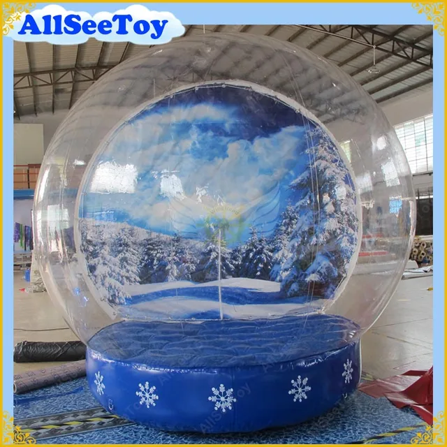 Giant 3m Inflatable Snow Globe for Christmas