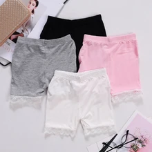 Г., Лидер продаж, шорты с защитой для маленьких девочек детские шорты для девочек Однотонные кружевные леггинсы, безопасные шорты для девочек