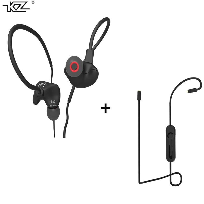 KZ ZS3 earphone cable + Bluetooth cable detachable with microphone