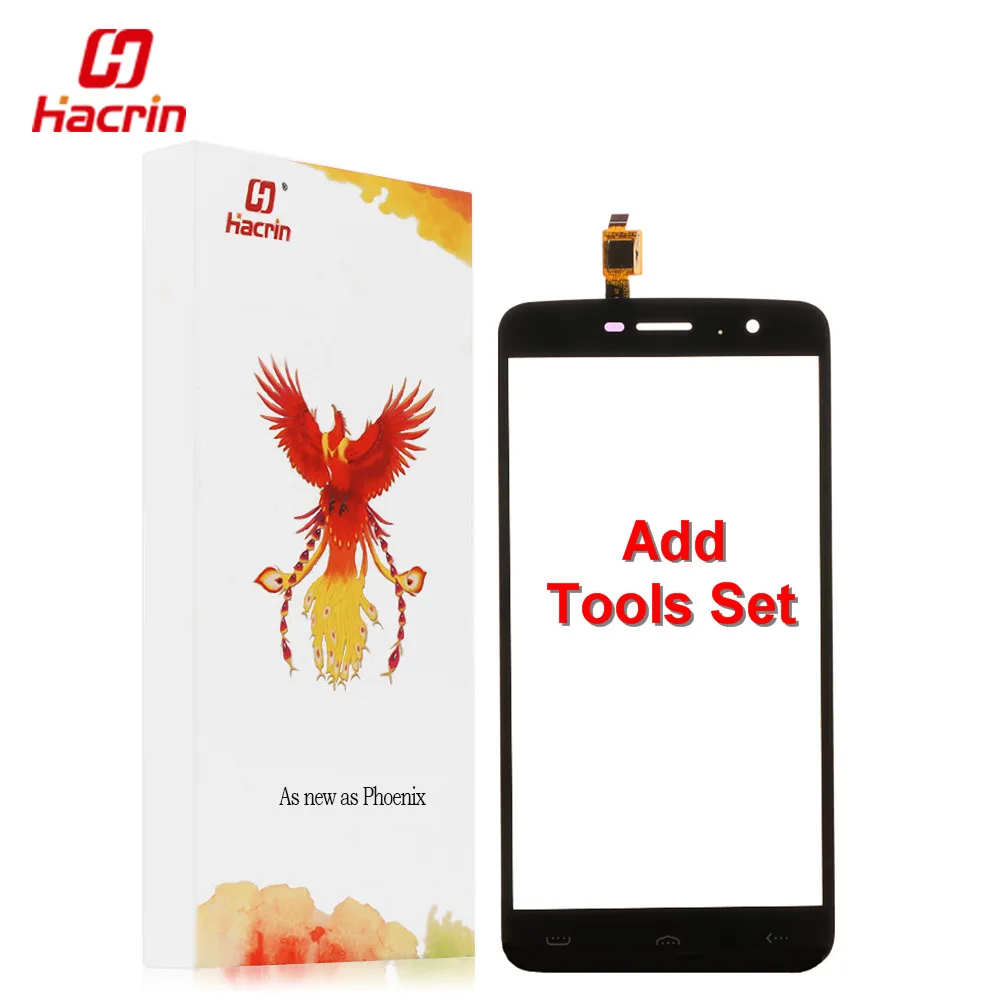 hacrin HOMTOM HT17 Pro touch screen 100 New Digitizer Glass Panel Replacement repair accessory For HOMTOM