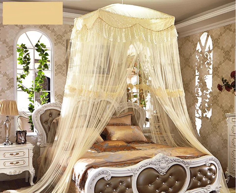 Beste Luxe Romantische Grote Klamboe Prinses Studenten Insect Bed Canopy GA-99