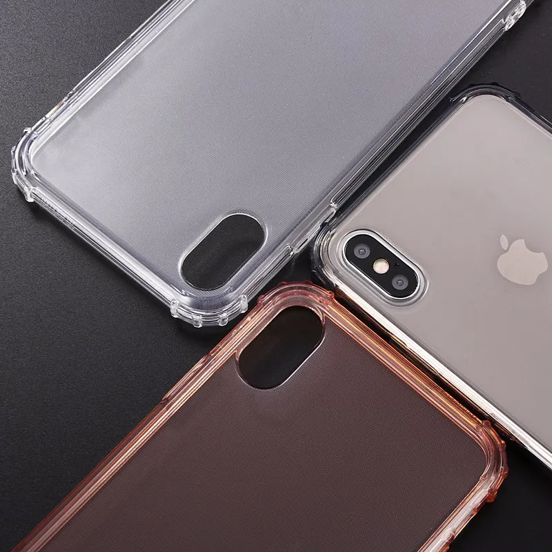 

XBXCase Anti Knock TPU Phone Case for iPhone XR X Xs MAX Soft Transparent Cover for iPhone 11 Pro Max 6 6S 7 8 Plus Protect Case