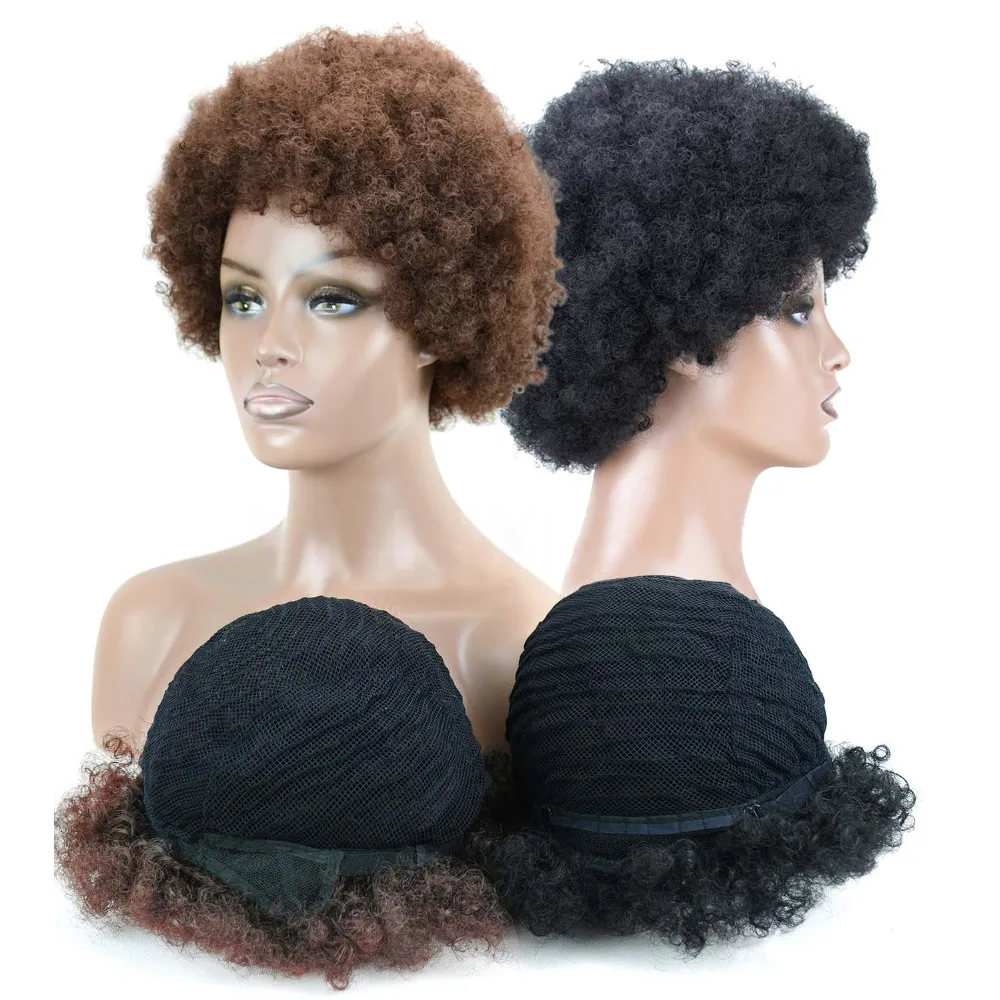 Disco Afro Hair High Quality 60s 70s 80s Hippie Afro Short Curly